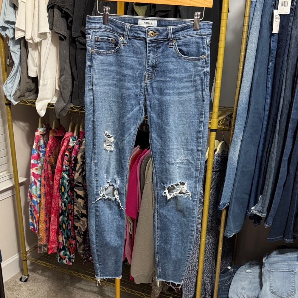 Pistola Distressed Jeans Size 27